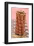 Cinnamon Sticks, Tied Together with Red Ribbon, on Chocolate-Eising Studio - Food Photo and Video-Framed Photographic Print