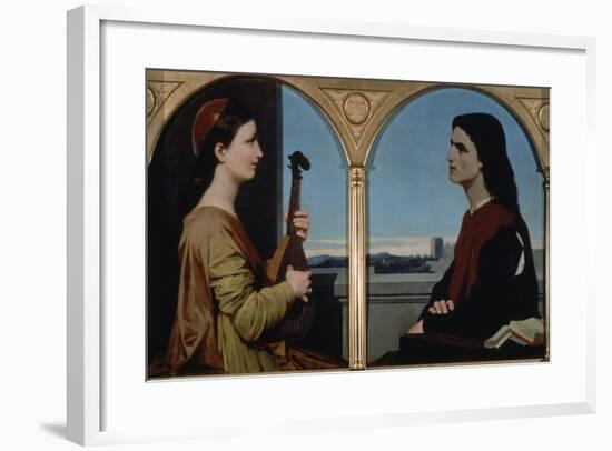 Cino and Selvaggia-Amos Cassioli-Framed Giclee Print