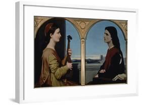 Cino and Selvaggia-Amos Cassioli-Framed Giclee Print