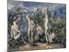 Cinq baigneurs-Paul Cézanne-Mounted Giclee Print