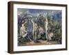 Cinq baigneurs-Paul Cézanne-Framed Giclee Print