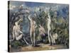 Cinq baigneurs-Paul Cézanne-Stretched Canvas