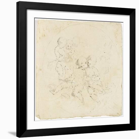 Cinq enfants nus-Arnould de Vuez-Framed Giclee Print