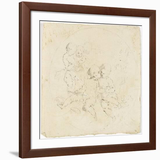 Cinq enfants nus-Arnould de Vuez-Framed Giclee Print