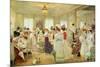 Cinq Heures Chez Le Couturier Paquin, 1906-Henri Gervex-Mounted Giclee Print