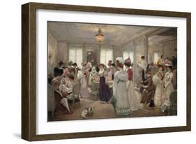 Cinq Heures Chez Le Couturier Paquin-Henri Gervex-Framed Giclee Print