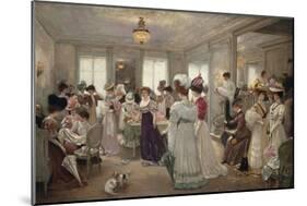 Cinq Heures Chez Le Couturier Paquin-Henri Gervex-Mounted Giclee Print