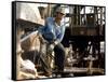 Cinq pieces faciles FIVE EASY PIECES by Bob Rafelson with Jack Nicholson, 1970 (photo)-null-Framed Stretched Canvas