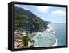 Cinque Terre Coast Line-Markus Bleichner-Framed Stretched Canvas