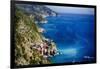 Cinque Terre Coast Scenic, Vernazza, Italy-George Oze-Framed Photographic Print