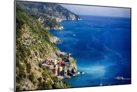 Cinque Terre Coast Scenic, Vernazza, Italy-George Oze-Mounted Photographic Print