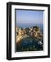 Cinque Terre, Coastal View and Village, Vernazza, Liguria, Italy-Steve Vidler-Framed Photographic Print