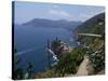 Cinque Terre Italy Vernazza-Marilyn Dunlap-Stretched Canvas