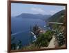 Cinque Terre Italy Vernazza-Marilyn Dunlap-Framed Art Print