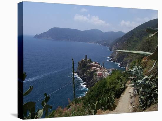 Cinque Terre Italy Vernazza-Marilyn Dunlap-Stretched Canvas