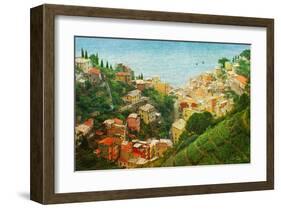 Cinque Terre, Italy-Chris Vest-Framed Art Print