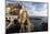 Cinque Terre Town On The Cliff, Mnarola, Italy-George Oze-Mounted Photographic Print