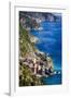 Cinque Terre Towns on the Cliffs, Italy-George Oze-Framed Photographic Print