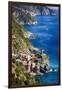 Cinque Terre Towns on the Cliffs, Italy-George Oze-Framed Photographic Print