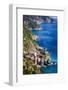 Cinque Terre Towns on the Cliffs, Italy-George Oze-Framed Photographic Print