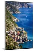 Cinque Terre Towns on the Cliffs, Italy-George Oze-Mounted Photographic Print