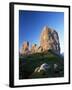 Cinque Torri at Sunset, Near Cortina d'Ampezzo, Dolomites, Veneto, Italy-Ruth Tomlinson-Framed Photographic Print