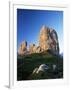 Cinque Torri at Sunset, Near Cortina d'Ampezzo, Dolomites, Veneto, Italy-Ruth Tomlinson-Framed Photographic Print