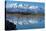 Cinquefoil Mountain Reflects in the Athabasca River, Jasper National Park, Canada-Richard Wright-Stretched Canvas