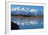 Cinquefoil Mountain Reflects in the Athabasca River, Jasper National Park, Canada-Richard Wright-Framed Photographic Print