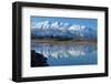 Cinquefoil Mountain Reflects in the Athabasca River, Jasper National Park, Canada-Richard Wright-Framed Photographic Print