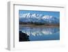 Cinquefoil Mountain Reflects in the Athabasca River, Jasper National Park, Canada-Richard Wright-Framed Photographic Print