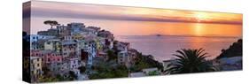 Cinqueterra Sunset-Steven Boone-Stretched Canvas