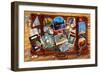 Cintage Travel Case-Garry Walton-Framed Art Print