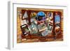 Cintage Travel Case-Garry Walton-Framed Art Print