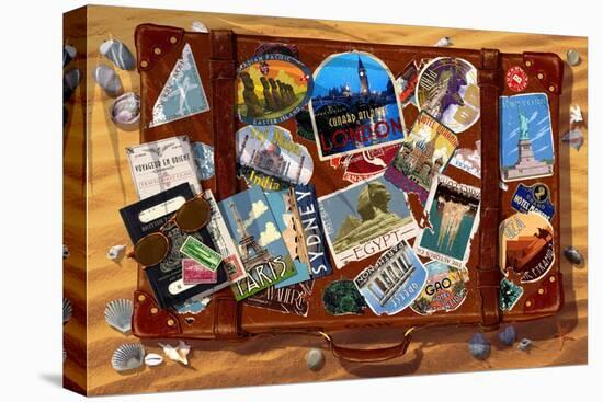 Cintage Travel Case-Garry Walton-Stretched Canvas