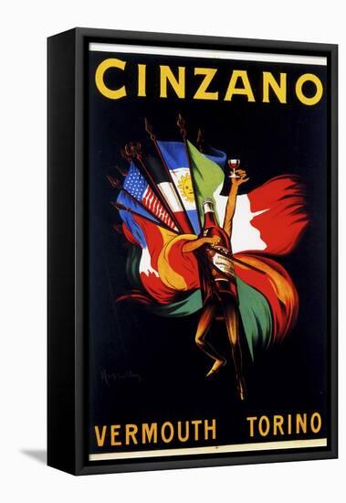 Cinzano Vermouth Torino-null-Framed Stretched Canvas