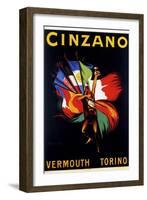 Cinzano Vermouth Torino-null-Framed Giclee Print