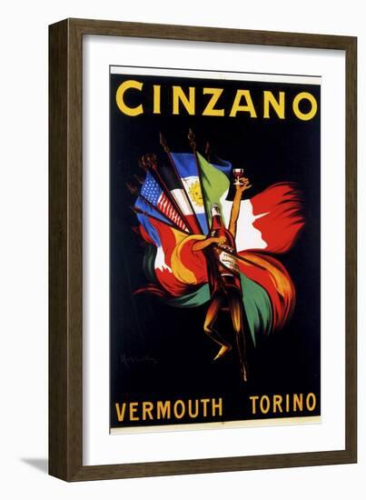 Cinzano Vermouth Torino-null-Framed Giclee Print