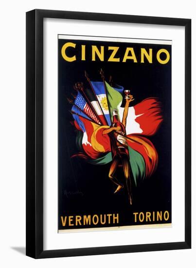 Cinzano Vermouth Torino-null-Framed Giclee Print