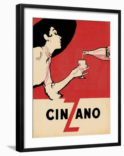 Cinzano-null-Framed Giclee Print