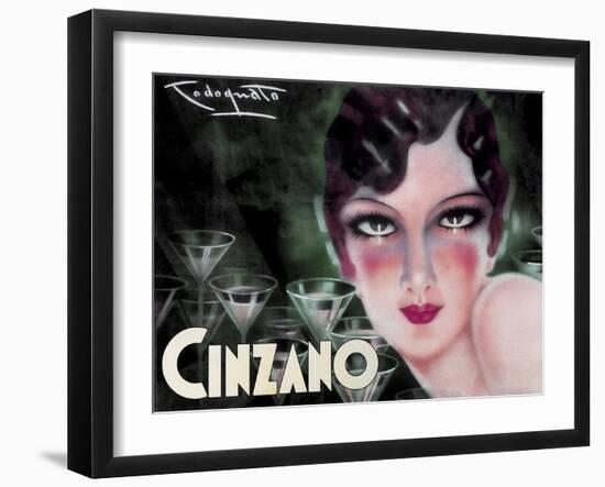 Cinzano-null-Framed Giclee Print