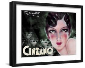 Cinzano-null-Framed Giclee Print