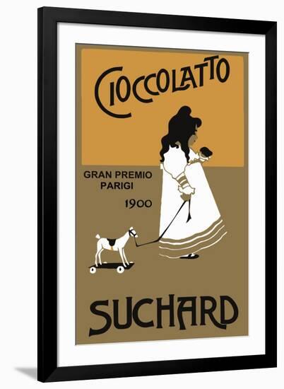 Cioccolatto Suchard Littlegirl Horse-null-Framed Giclee Print