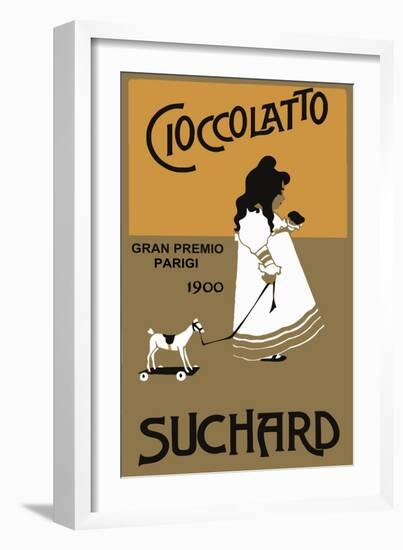 Cioccolatto Suchard Littlegirl Horse-null-Framed Giclee Print