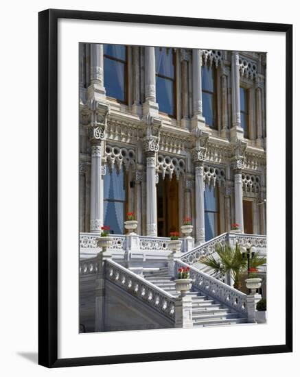 Ciragan Palace, Standing on Shores of Bosphorus in Istanbul, Is Now a 5 Star Kempinski Hotel-Julian Love-Framed Photographic Print