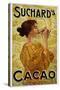 Circa 1905 Belgian Poster for Suchard's Cacao-null-Stretched Canvas