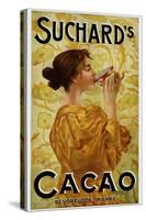 Circa 1905 Belgian Poster for Suchard's Cacao-null-Stretched Canvas