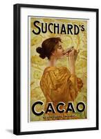 Circa 1905 Belgian Poster for Suchard's Cacao-null-Framed Giclee Print