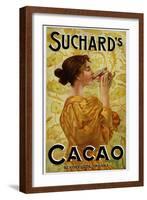 Circa 1905 Belgian Poster for Suchard's Cacao-null-Framed Giclee Print