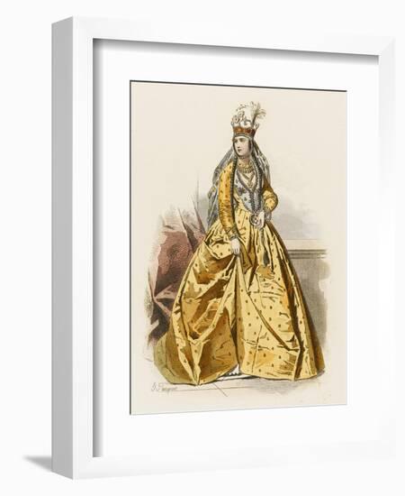 Circassian Princess-null-Framed Art Print